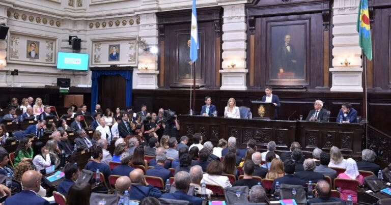 kicillof abrió el período de sesiones ordinarias con críticas al rumbo económico nacional