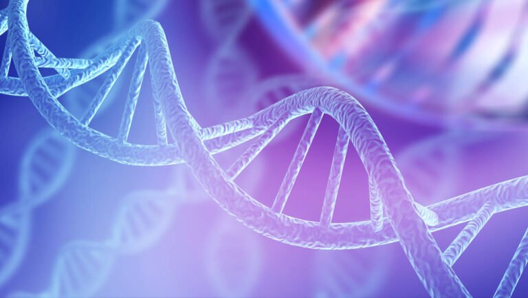 blue,dna,structure,isolated,background.,3d,illustration